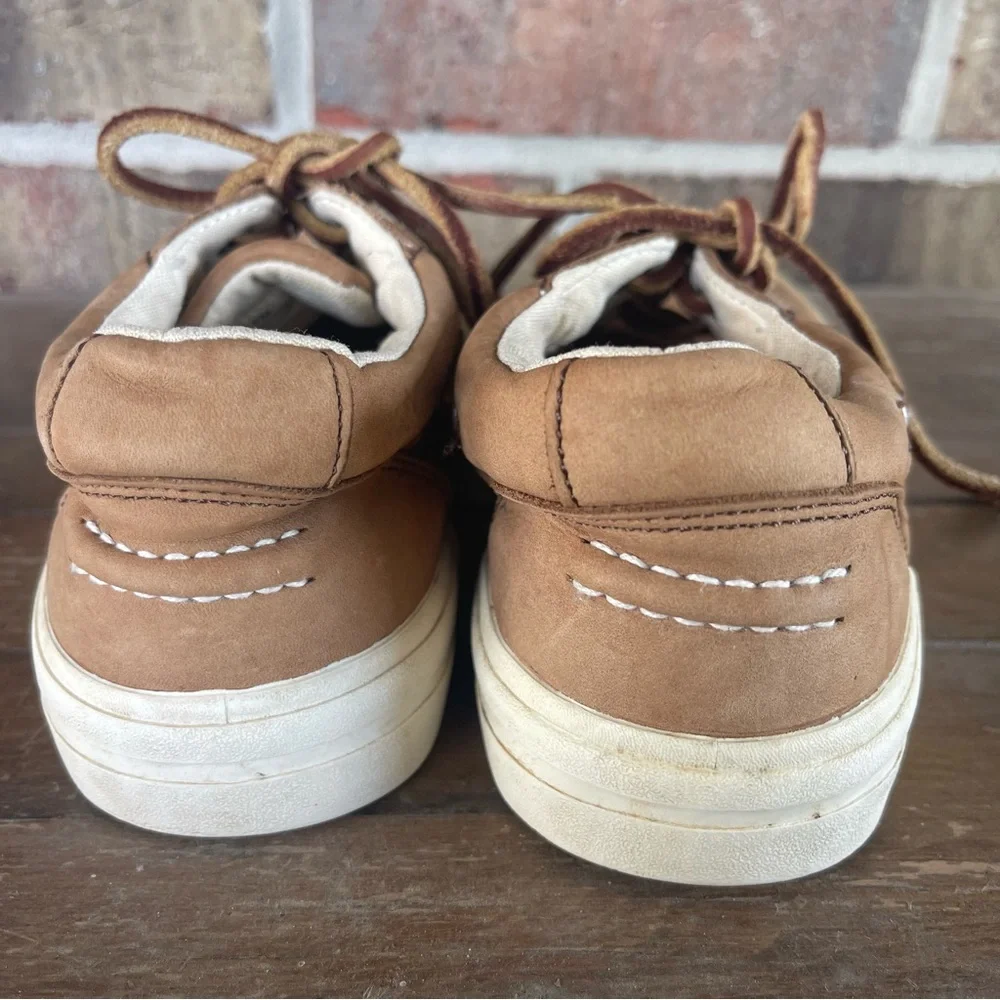 Boys Size 13 Sperry Shoes Brown‎ Leather Boat Shoes sb3